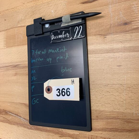 7 For All Mankind Shirt Mens XL Extra Large Blue Plaid Long Sleeve Cotton Button - Picture 9 of 10